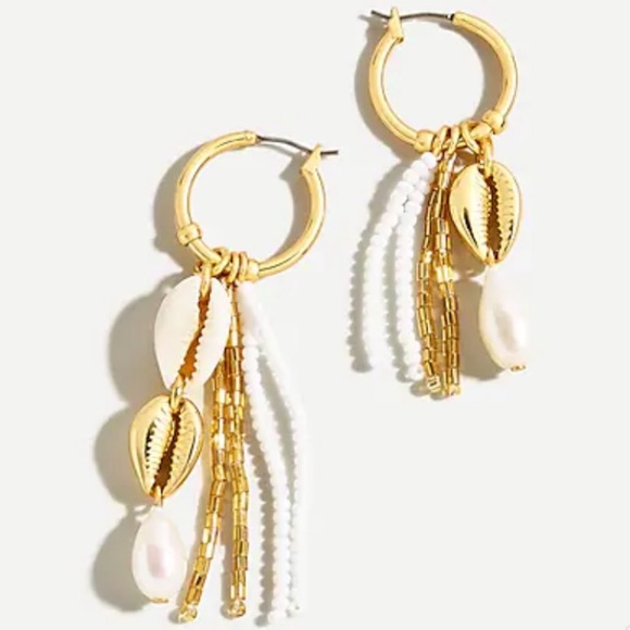 J. Crew Jewelry - J. Crew shell earrings. Brand new!